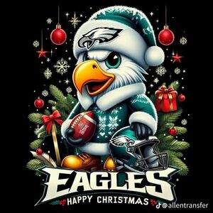 Eagles Holiday Graphic T-Shirt